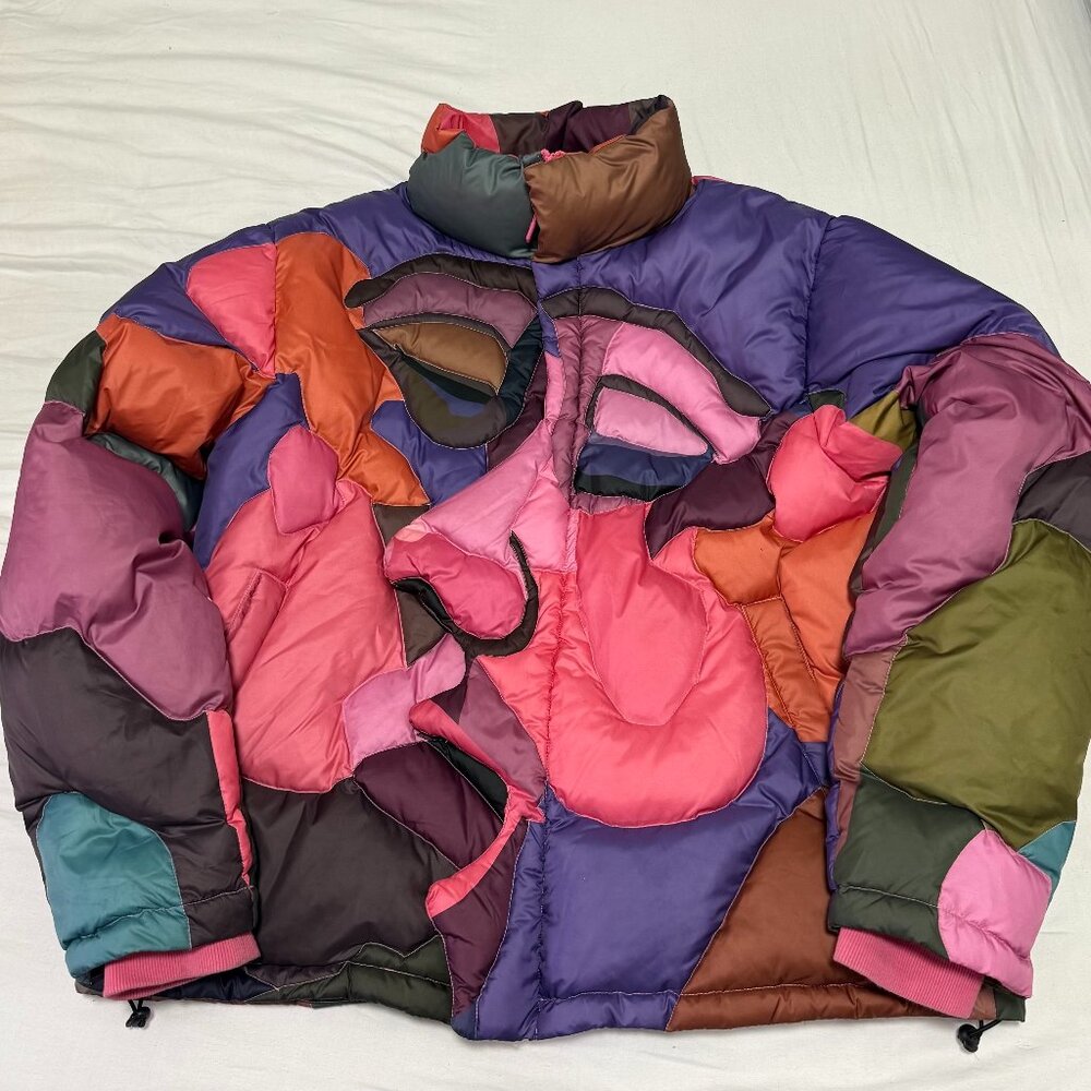 Spring/Summer 2023 KidSuper Passion Fruit Kissing Puffer Winter Jacket Size L - Picture 1 of 5